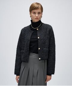 cloenc / クロエンス カーディガン・ボレロ | 【手洗い可】ブークレニットカーディガン