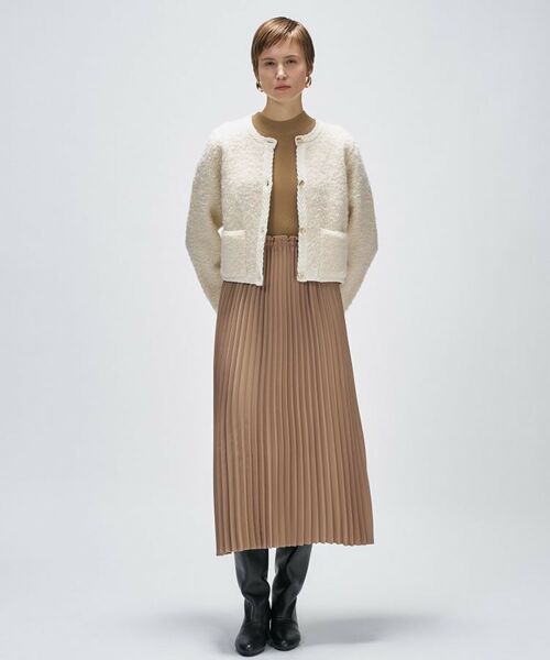 cloenc / クロエンス カーディガン・ボレロ | 【手洗い可】ブークレニットカーディガン | 詳細1