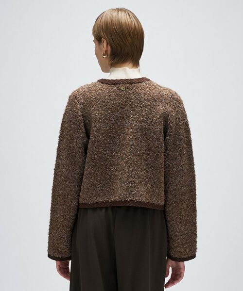 cloenc / クロエンス カーディガン・ボレロ | 【手洗い可】ブークレニットカーディガン | 詳細10