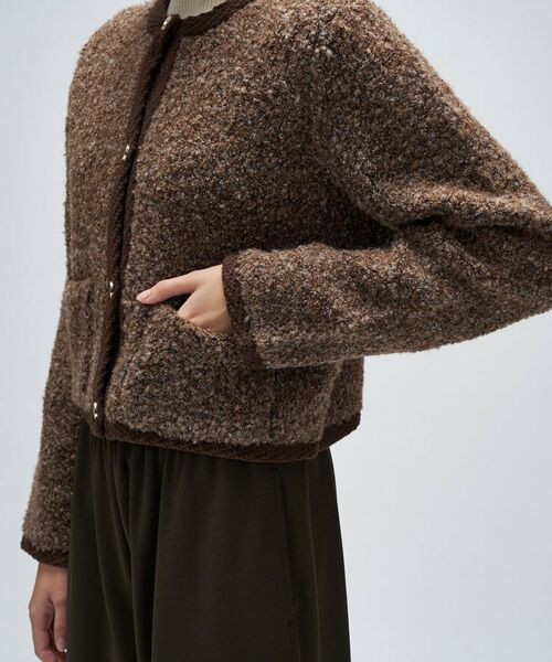 cloenc / クロエンス カーディガン・ボレロ | 【手洗い可】ブークレニットカーディガン | 詳細11