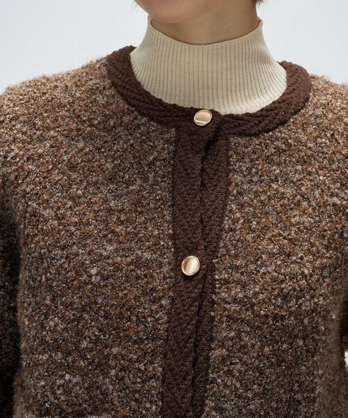 cloenc / クロエンス カーディガン・ボレロ | 【手洗い可】ブークレニットカーディガン | 詳細12