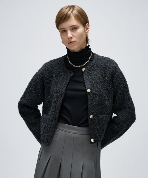 cloenc / クロエンス カーディガン・ボレロ | 【手洗い可】ブークレニットカーディガン | 詳細16