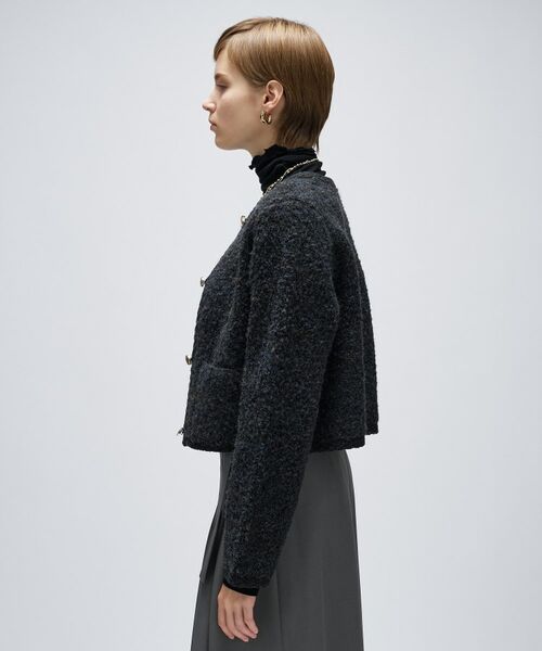 cloenc / クロエンス カーディガン・ボレロ | 【手洗い可】ブークレニットカーディガン | 詳細17