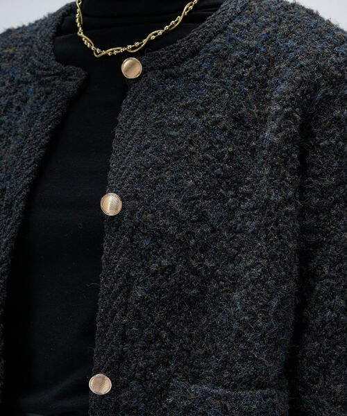 cloenc / クロエンス カーディガン・ボレロ | 【手洗い可】ブークレニットカーディガン | 詳細19