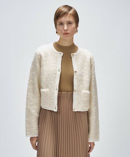 cloenc / クロエンス カーディガン・ボレロ | 【手洗い可】ブークレニットカーディガン | 詳細2