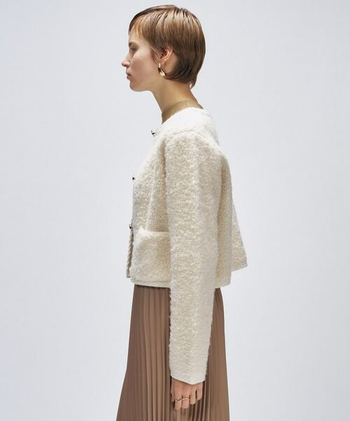 cloenc / クロエンス カーディガン・ボレロ | 【手洗い可】ブークレニットカーディガン | 詳細3