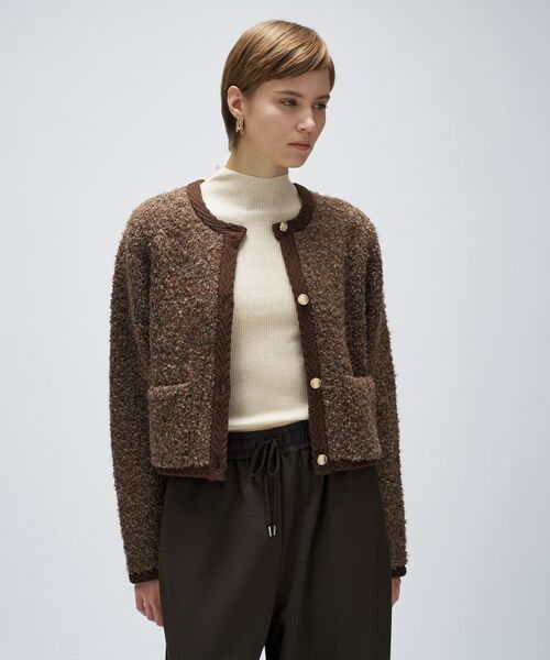 cloenc / クロエンス カーディガン・ボレロ | 【手洗い可】ブークレニットカーディガン | 詳細7
