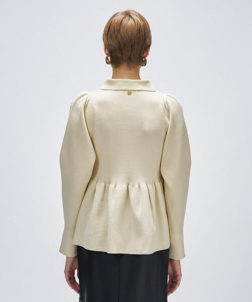 cloenc / クロエンス ニット・セーター | 【マシンウォッシュ】ペプラムニットプルオーバー | 詳細4