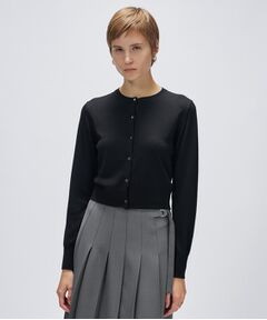 cloenc / クロエンス カーディガン・ボレロ | 【手洗い可】シルクカシミヤ混クルーネックカーディガン