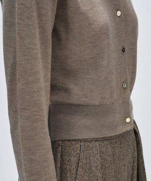 cloenc / クロエンス カーディガン・ボレロ | 【手洗い可】シルクカシミヤ混クルーネックカーディガン | 詳細11