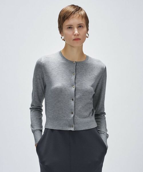 cloenc / クロエンス カーディガン・ボレロ | 【手洗い可】シルクカシミヤ混クルーネックカーディガン | 詳細16
