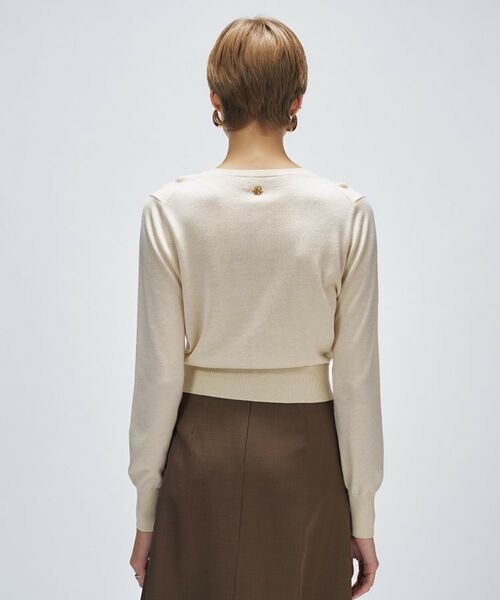 cloenc / クロエンス カーディガン・ボレロ | 【手洗い可】シルクカシミヤ混クルーネックカーディガン | 詳細4