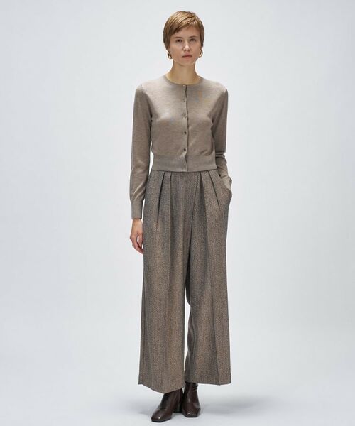 cloenc / クロエンス カーディガン・ボレロ | 【手洗い可】シルクカシミヤ混クルーネックカーディガン | 詳細6