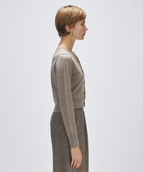 cloenc / クロエンス カーディガン・ボレロ | 【手洗い可】シルクカシミヤ混クルーネックカーディガン | 詳細8