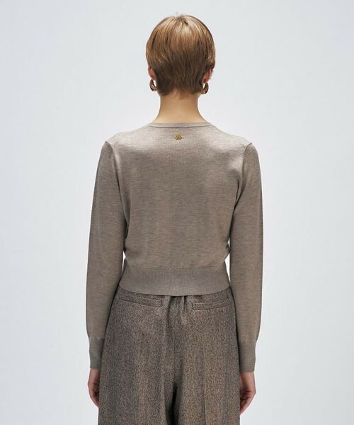 cloenc / クロエンス カーディガン・ボレロ | 【手洗い可】シルクカシミヤ混クルーネックカーディガン | 詳細9