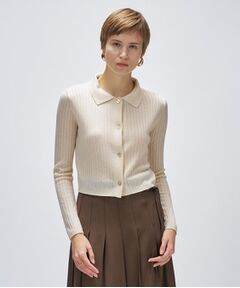 cloenc / クロエンス カーディガン・ボレロ | 【手洗い可】シルクカシミヤ混ポロカーディガン