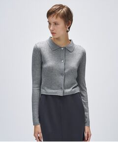 cloenc / クロエンス カーディガン・ボレロ | 【手洗い可】シルクカシミヤ混ポロカーディガン