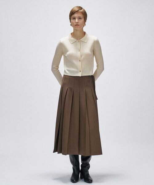 cloenc / クロエンス カーディガン・ボレロ | 【手洗い可】シルクカシミヤ混ポロカーディガン | 詳細1