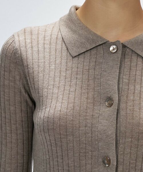 cloenc / クロエンス カーディガン・ボレロ | 【手洗い可】シルクカシミヤ混ポロカーディガン | 詳細12