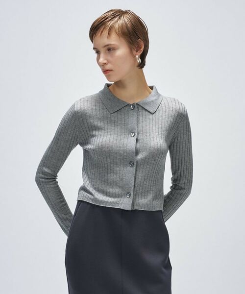 cloenc / クロエンス カーディガン・ボレロ | 【手洗い可】シルクカシミヤ混ポロカーディガン | 詳細16