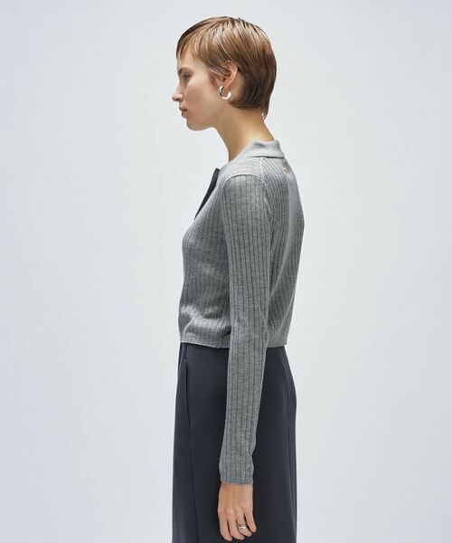 cloenc / クロエンス カーディガン・ボレロ | 【手洗い可】シルクカシミヤ混ポロカーディガン | 詳細17