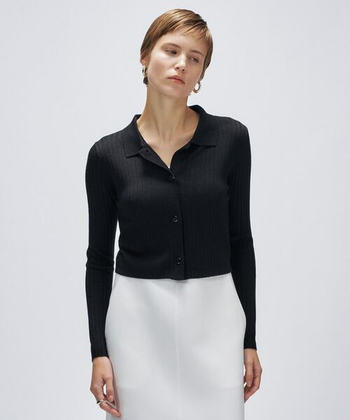 cloenc / クロエンス カーディガン・ボレロ | 【手洗い可】シルクカシミヤ混ポロカーディガン | 詳細21