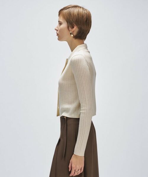 cloenc / クロエンス カーディガン・ボレロ | 【手洗い可】シルクカシミヤ混ポロカーディガン | 詳細3