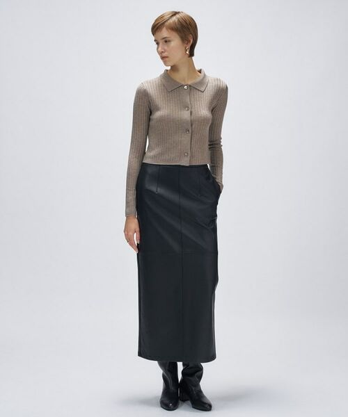 cloenc / クロエンス カーディガン・ボレロ | 【手洗い可】シルクカシミヤ混ポロカーディガン | 詳細6