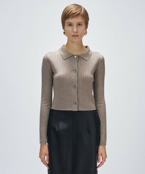 cloenc / クロエンス カーディガン・ボレロ | 【手洗い可】シルクカシミヤ混ポロカーディガン | 詳細7