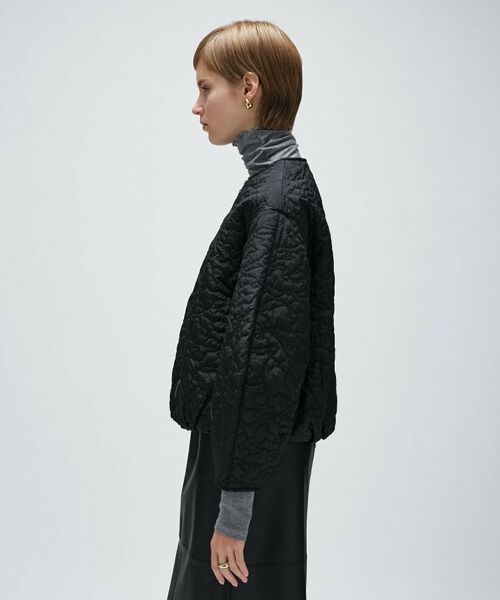 cloenc / クロエンス レザーブルゾン・ジャケット | 【手洗い可】アートキルトショートブルゾン | 詳細11