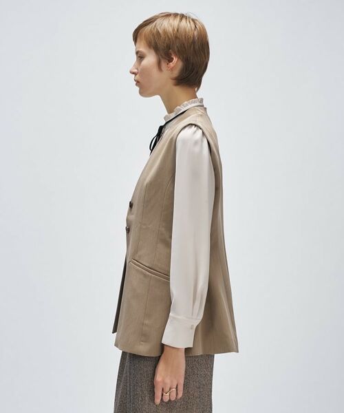 cloenc / クロエンス ベスト | 【セットアップ／マシンウォッシュ】ツイルフレアジレ | 詳細3