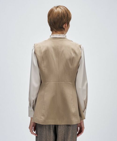 cloenc / クロエンス ベスト | 【セットアップ／マシンウォッシュ】ツイルフレアジレ | 詳細4