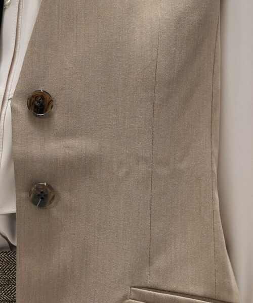 cloenc / クロエンス ベスト | 【セットアップ／マシンウォッシュ】ツイルフレアジレ | 詳細5