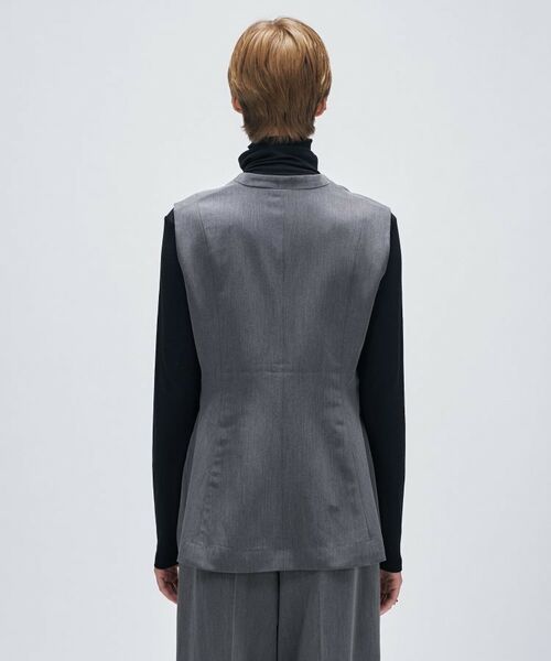 cloenc / クロエンス ベスト | 【セットアップ／マシンウォッシュ】ツイルフレアジレ | 詳細9