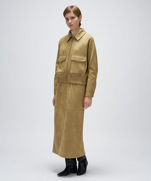 cloenc / クロエンス レザーブルゾン・ジャケット | 【セットアップ】ステンカラーブルゾン | 詳細1