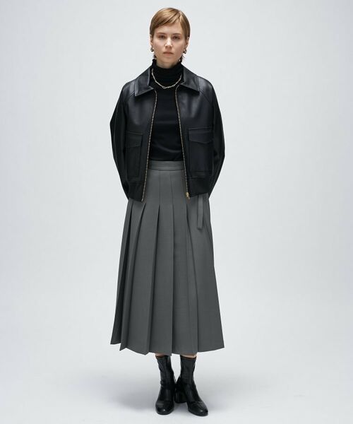 cloenc / クロエンス レザーブルゾン・ジャケット | 【セットアップ】ステンカラーブルゾン | 詳細11