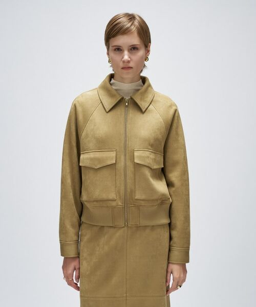 cloenc / クロエンス レザーブルゾン・ジャケット | 【セットアップ】ステンカラーブルゾン | 詳細2