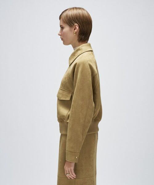 cloenc / クロエンス レザーブルゾン・ジャケット | 【セットアップ】ステンカラーブルゾン | 詳細3