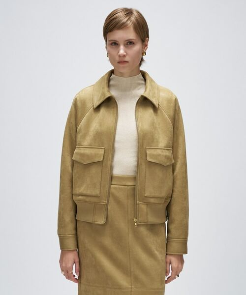 cloenc / クロエンス レザーブルゾン・ジャケット | 【セットアップ】ステンカラーブルゾン | 詳細5