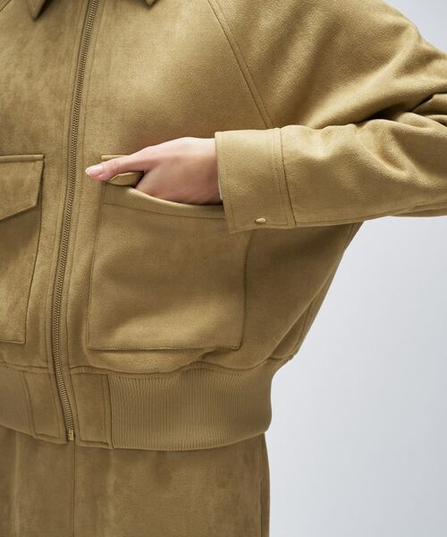 cloenc / クロエンス レザーブルゾン・ジャケット | 【セットアップ】ステンカラーブルゾン | 詳細8