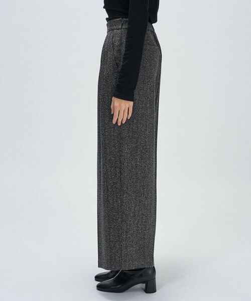 cloenc / クロエンス パンツ | ダブルタックヘリンボーンワイドパンツ | 詳細12
