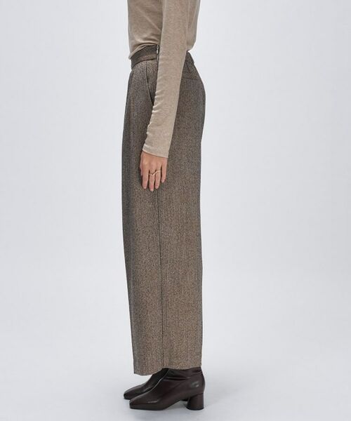 cloenc / クロエンス パンツ | ダブルタックヘリンボーンワイドパンツ | 詳細3