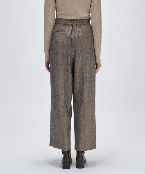 cloenc / クロエンス パンツ | ダブルタックヘリンボーンワイドパンツ | 詳細4