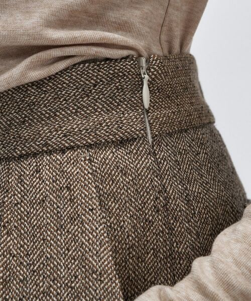 cloenc / クロエンス パンツ | ダブルタックヘリンボーンワイドパンツ | 詳細7