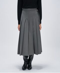 cloenc / クロエンス ロング・マキシ丈スカート | 【手洗い可】フロントプリーツスカート