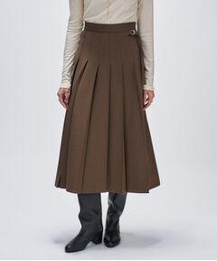 cloenc / クロエンス ロング・マキシ丈スカート | 【手洗い可】フロントプリーツスカート