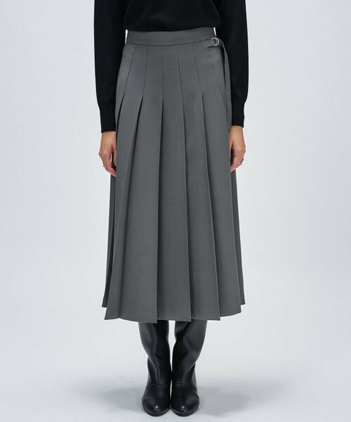 cloenc / クロエンス ロング・マキシ丈スカート | 【手洗い可】フロントプリーツスカート | 詳細9