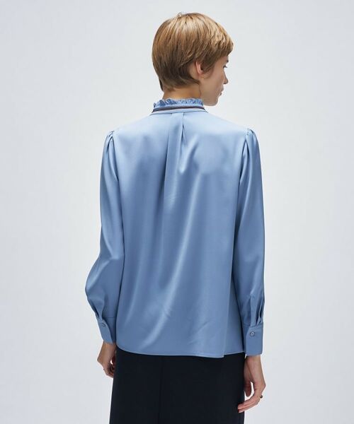 cloenc / クロエンス シャツ・ブラウス | 【手洗い可】ベロアリボンフリルブラウス | 詳細12