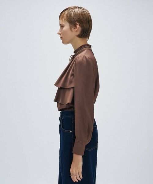 cloenc / クロエンス シャツ・ブラウス | 【手洗い可】ベロアリボンフリルブラウス | 詳細16