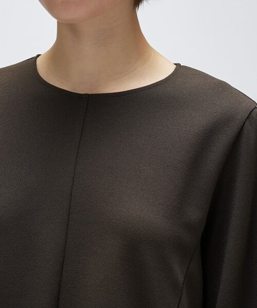cloenc / クロエンス カットソー | 【セットアップ/マシンウォッシュ】カットジョーゼットペプラムプルオーバー | 詳細10